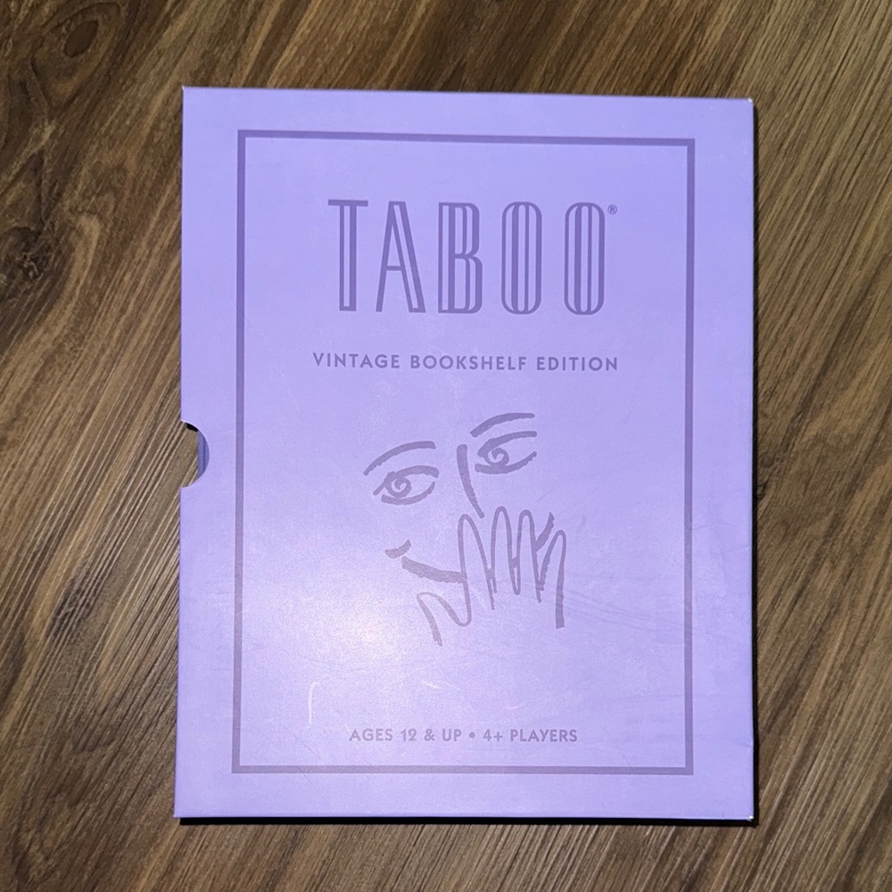 T.J.Maxx Purple Taboo Board Game